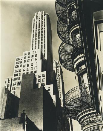 BERENICE ABBOTT (1898-1991) Group of 14 photographs depicting scenes of Manhattan from Abbotts iconic Changing New York series.